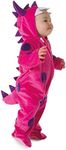PRETEND TO BEE Pink and Purple Dinosaur Monster Onesie Fancy Dress Costume for Kids/Toddler/Baby, 12-18 Months