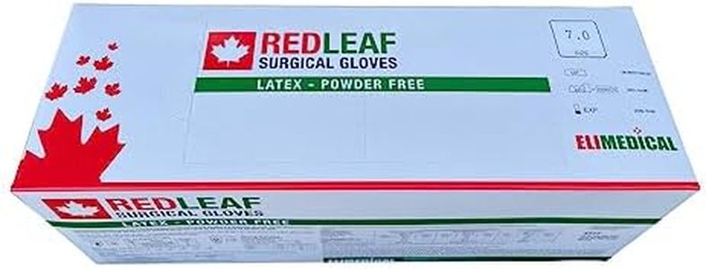 Elimedical Veterinary Latex Surgical Glove Powder Free Size 7.0, 50 PRS/Box LPF-70