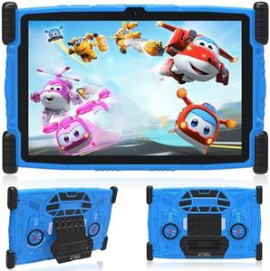 Kids Tablet, 10 Inch Tablet for Kids Android 13, 4GB+64GB/1 TB Expansion, Quad-Core, WiFi, YouTube, Google Kids Space,Parental Control 1280 * 800 HD Display with Protective Case,Great Gift for Toddler