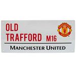 Official Manchester Utd Stadium Metal Street Sign (40cm x 18cm)