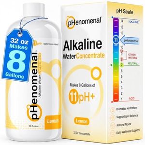 Phenomenal Alkaline Water Concentrate, Makes 8 Gallons of 11pH+ (Lemon 32 Oz Concentrate)