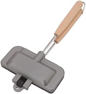 knitting machine Sandwich Fryer Pan, Compact and Portable Non Stick Sandwich Frying Pan, Detachable Handle Sandwich Clamp Kitchen Tool for Home, Coffee Shop