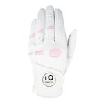 FINGER TEN New Women Ladies All Weather Cabretta Leather Grip Golf Glove with Magnetic Ball Marker 1 Pack Worn on Left Hand for Right Handed Golfer Lh Value Pack (Small, Left)