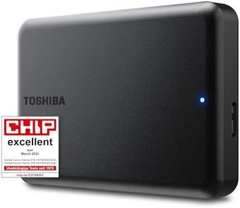 Toshiba Canvio Partner 4TB Portable 2.5’’ External Hard Drive, USB 3.2, Mac & Windows Compatible. Xbox, PS4, Black