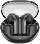 Wireless Earbuds, SoundPEATS Clear Pods Bluetooth 5.3 Headphones, 13mm Drives for Stereo Sound Earphones with 40H Playtime, Dual Mic with ENC for Clear Calls, Game Mode, App Control (Black)