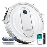 Airzeen Robot Vacuum Cleaner with Mop 4000Pa, Smart Navigation, Sweep/Vacuum/Mop 3-in-1, J10 Robotic Vacuum with Auto Carpet Boost, 3-inch Slim, WiFi/APP/Alexa/Remote, for Pet Hair Hard Floor Carpet