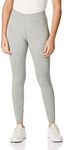 Nike Women's Crop Leggings, Dark Gray Heather White, Medium-Large UK