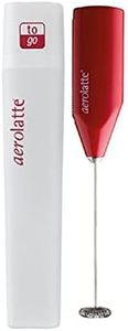 AEROLATTE to GO Milk FROTHER RED Storage Case Travel Froth Frothing Utensil Coffee
