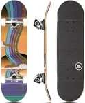 Magneto Complete Skateboard | Maple Wood | ABEC 5 Bearings | Double Kick Concave Deck | Kids Skateboard Cruiser Skateboard | Skateboards for Beginners, Teens & Adults (Free Stickers Included)