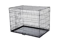 Confidence Pet Dog Folding 2 Door Crate Puppy Carrier Training Cage W/O Bed M