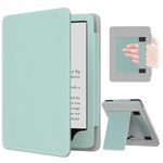 MoKo Case for 6.8" Kindle Paperwhite(11th Generation-2021) and Kindle Paperwhite Signature Edition, Slim PU Shell Cover Case with Auto-Wake/Sleep for Kindle Paperwhite 2021, Agave Green