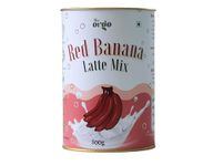 The Orgo Red Banana Latte Mix for Nutrition dense | Red banana Malt powder | 100% Natural Malt (500g, Red banana Malt)