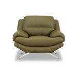 Homevibes Elegant Oasis Leatherette Premium Leather Sofa | 2 and 3 Seater Sofa | Best in Comfort | Best builtin qualit (Green, Single Seater)