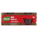 Knorr Beef Gravy Pot free from artificial colours and preservatives for quick and easy beef gravy that tastes homemade 4x 28 g