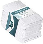 ZOYER Flour Sack Towels (28" x 28", 12 Pack) - 100% Cotton Dish Towels - Tea Towels Multi Purpose Kitchen Towels -Ultra Absorbent Bar Towels-Kitchen Linen Set.