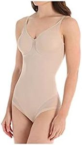 Miraclesuit Shapewear Women's Extra Firm Sexy Sheer Shaping Bodybriefer Nude 40C