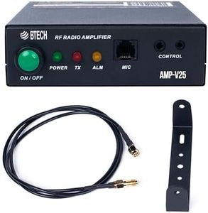 BTECH AMP-U25 Amplifier for UHF (400-480MHz) 20-40W Output (2-6W Input) Analog and Digital Modes Compatible with All Handheld Radios: BTECH BaoFeng Kenwood Yaesu ICOM Motorola