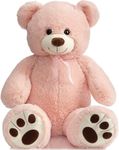 HUG 'n' FEEL SOFT TOYS Teddy Bear, Soft Toys, Teddy Bear 3 feet for Girls, Birthday Gift for Girls, Birthday Gift, Boyfriend, Husband, Wedding, Anniversary, Gift for Couple Special, (3 feet, Pink)