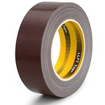 LLPT Duct Tape | Premium Grade 40MM*30M*0.28MM | Easy Tear Residue Free Strong Adhesive | Color Dark Brown (DT413)