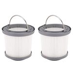 TOPINCN 2pcs Replacement Filter, ABS Filter Replacement For Black&decker PV1210 V1020L/PD11420L Vacuum Cleaner