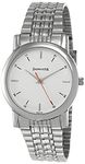 Sonata Quartz Analog White Dial Stainless Steel Strap Watch for Men-NP7987SM03W