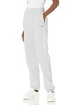 Champion Women's Sweatpants, Powerblend, Oversized Sweatpants, Comfortable Sweats for Women, 29", Oxford Gray, Medium