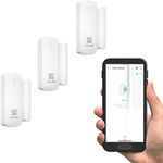 Yolink Smart Wireless Door Sensor, APP Alerts Smart Door Window Sensor Smart Home Security System, 3 Packs