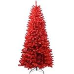 4ft Artificial Red Christmas Tree F