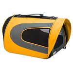 Emily Pets Soft-Sided Airline Approved Pet Travel Carrier for Cats, Small Dogs, Puppies and Pets (Orange)