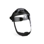 Sellstrom Face Shield Safety Mask, Shade 3 IR Tint, Polycarbonate Anti-Fog Window, UV-Blocking, Lightweight, Ratchet Suspension Headgear, ANSI Z87.1, Unisex, S32210