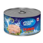 Oceans Secret Canned Tuna Chunks in Spring Water, Improves Immune System and Skin Health, Helps in weight loss, Maintains Heart Health and Blood Pressure | Immunity Booster | Superfood 180gm