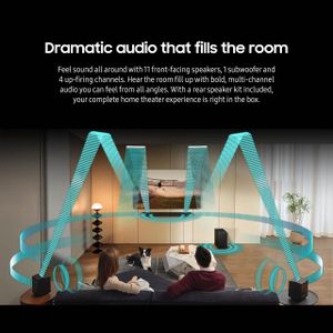 Samsung HW-Q990D 11.1.4ch Sound Bar – Dolby Atmos, Wireless Subwoofer