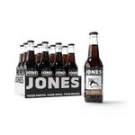 Jones Soda Co. Root Beer Soda Flavor | 100% Cane Sugar Soda | Craft Soda Pop | Soda Soft Drinks | 12 Oz Glass Bottle Soda | 12 Pack Soda