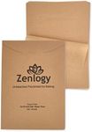 Zenlogy Parchment Paper Sheets 12x16 (200 sheets) for Baking - Unbleached Chlorine-free High Heat Non-Stick Pre-Cut Parchment Paper for Half Sheet Pans