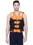 Jilani Polyester Adult Safety Life Jacket (Orange)