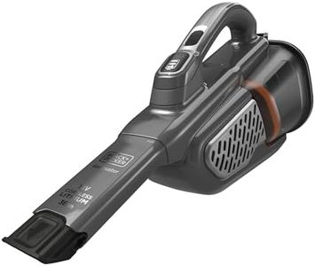 Black+Decker Black + Decker Rechargeable Cyclone Handheld Vacuum Cleaner with Accessories 36 Wh with Base 18 V, Grigio/Titanium