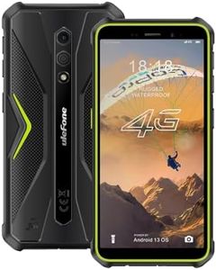 Ulefone Armor X12 Rugged Phone Android 13, Up to 6GB RAM 32GB ROM, 256GB Expandable, 13MP Waterproof Camera, 4G Smartphone, Three Card Slots, NFC, 5.45 inch Screen, 4860mAh, UK Version, Green