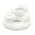 Inflatable Baby Seat, Support Seat Toddler Chair with Tray, Built in Air Pump InfantBack Support Sofa Toddler Chair for Sitting Up, Baby Shower Chair for Babies 3-36 Months