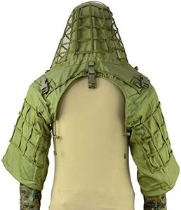 LytHarvest Ghillie Suit Foundation, Tactical Sniper Coats/Viper Hoods (Army Green)