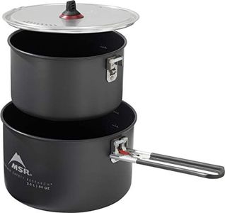 MSR Nonstick Ceramic Coated 2-Pot Camping Cook Set