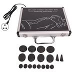 Hot Stones For Massage Set,16pcs Portable Heatable Massage Stones Warmer Kit For Spa Massage Relaxing,Relieve Muscle Pain