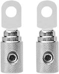 Conext Link RT4N-2 Series Set Screw Ring Terminal 2 Pack Nickel 4 Gauge