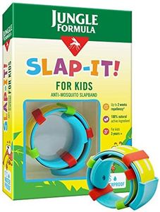 Jungle Formula Kids Slap-It!- Insect Repellent Band Natural and effective Anti-Mosquito, Insect Repellent with natural active ingredient- Waterproof -Up to two weeks of Repellency, For Kids 3 years +