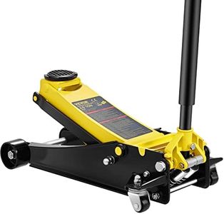 VEVOR 4 Ton Low Profile, Heavy-Duty Steel Racing Floor Jack with Dual Pistons Quick Lift Pump, Lifting Range 3.94"-20.98"