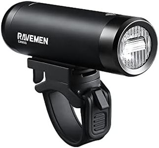 Ravemen CR600 Rechargeable Battery Front Bike Light, T-Shaped Beam with The Anti-Glare Cutoff Line, No Dazzle to Other Road Users