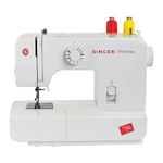 Singer Promise 1408 Zig-Zag Sewing Machine, 8 Built-in Stitches, 24 Stitches Functions with 70W Powerful motor & Feed dog with106 Teeth in 6 Rows (White)-Get Free Online Interactive Master Class