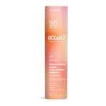 ATTITUDE Oceanly Tinted Shimmer Face Cream Stick with SPF 30, EWG Verified, Plastic-Free, Broad Spectrum UVA/UVB Protection with Zinc Oxide, Universal Tint, Unscented, 30 grams