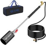Propane Torch Weed Burner Kit,High Output 2,400,000 BTU with Storage Bag and Self Ignition,Heavy Duty Blow Torch with 10FT Hose,Flamethrower for Weeding,Roofing,Melting Ice Snow,BBQ