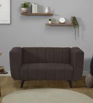 Sleepyhead Kiki - 2 Seater Sofa (Fabric, Earth Brown) 2-Person Sofa