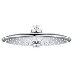 GROHE 26456000 Euphoria Fixed 3-Setting Rainshower Shower Head, Jet SmartRain Rain Settings, Starlight Chrome, 1.75 GPM